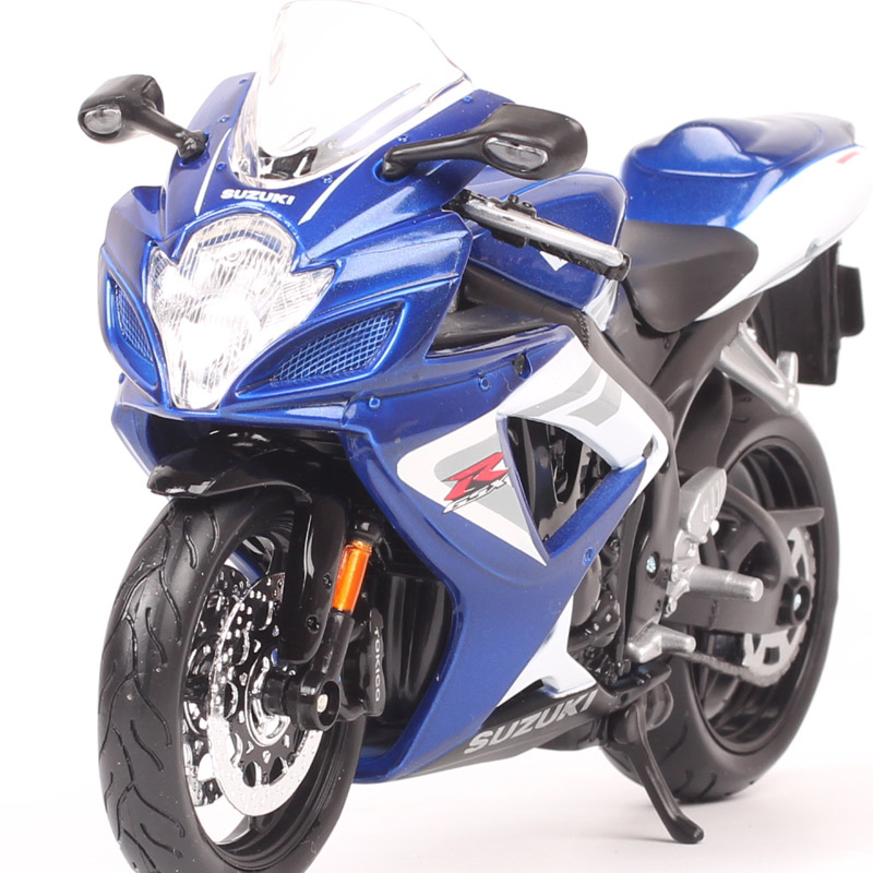 Masito 1:12 Scale Suzuki GSX-R750 Diecast Model Motorcycle Racer Diecasts & Toy Vehicles Sports Moto Bike Gixer Kids Toy Replica