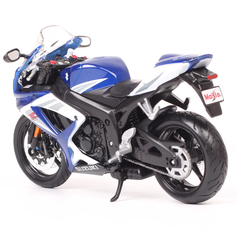 Masito 1:12 Scale Suzuki GSX-R750 Diecast Model Motorcycle Racer Diecasts & Toy Vehicles Sports Moto Bike Gixer Kids Toy Replica