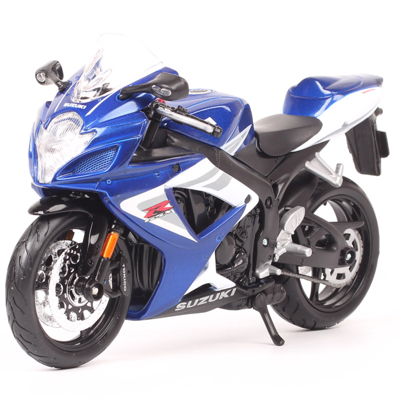 Masito 1:12 Scale Suzuki GSX-R750 Diecast Model Motorcycle Racer Diecasts & Toy Vehicles Sports Moto Bike Gixer Kids Toy Replica