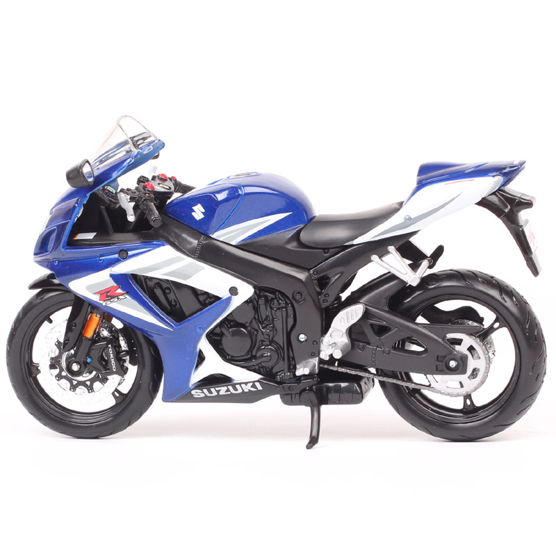 Masito 1:12 Scale Suzuki GSX-R750 Diecast Model Motorcycle Racer Diecasts & Toy Vehicles Sports Moto Bike Gixer Kids Toy Replica