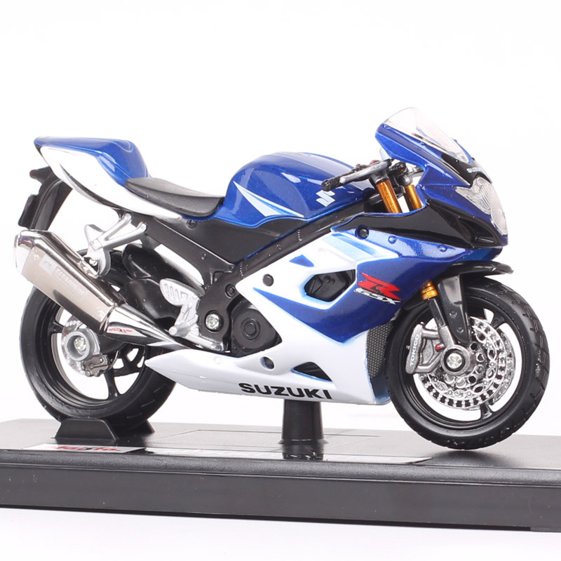 1:18 scale Children metal diecast motorcycle model racing SUZUKI GSX-R 1000 moto sport cars Free Wheels Toys Collection for boys