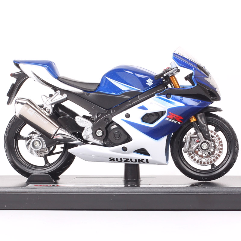 1:18 scale Children metal diecast motorcycle model racing SUZUKI GSX-R 1000 moto sport cars Free Wheels Toys Collection for boys