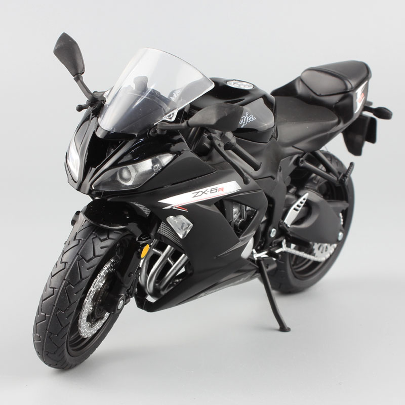 1:12 Scale Kawasaki Ninja 636 ZX 6R Race Bike Motorcycle ZX-6R Diecast Model Vehicles Automaxx Hobby Thumbnails For Collection