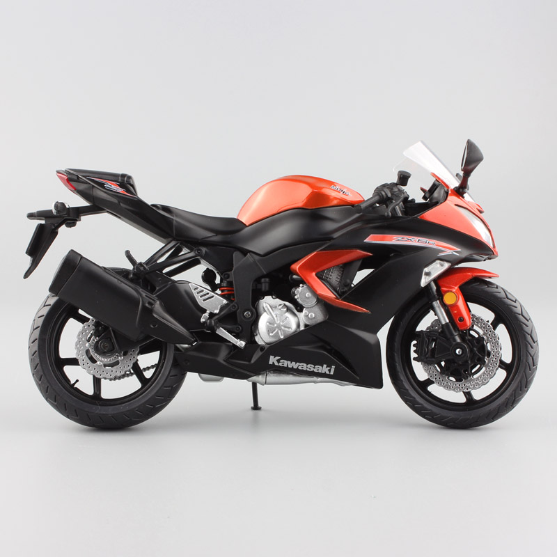 1:12 Scale Kawasaki Ninja 636 ZX 6R Race Bike Motorcycle ZX-6R Diecast Model Vehicles Automaxx Hobby Thumbnails For Collection