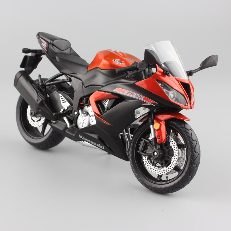 1:12 Scale Kawasaki Ninja 636 ZX 6R Race Bike Motorcycle ZX-6R Diecast Model Vehicles Automaxx Hobby Thumbnails For Collection