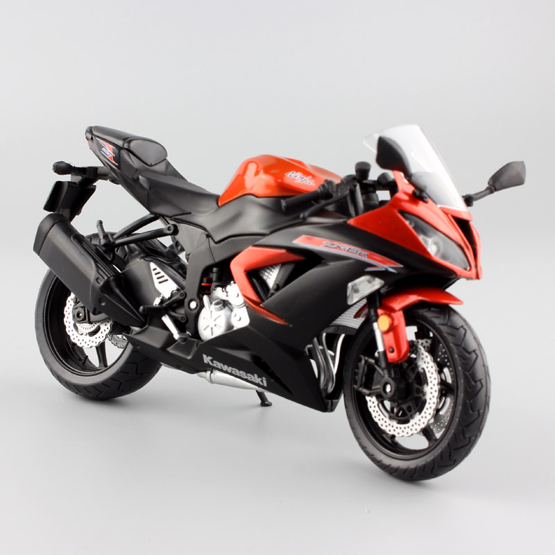 1:12 Scale Kawasaki Ninja 636 ZX 6R Race Bike Motorcycle ZX-6R Diecast Model Vehicles Automaxx Hobby Thumbnails For Collection