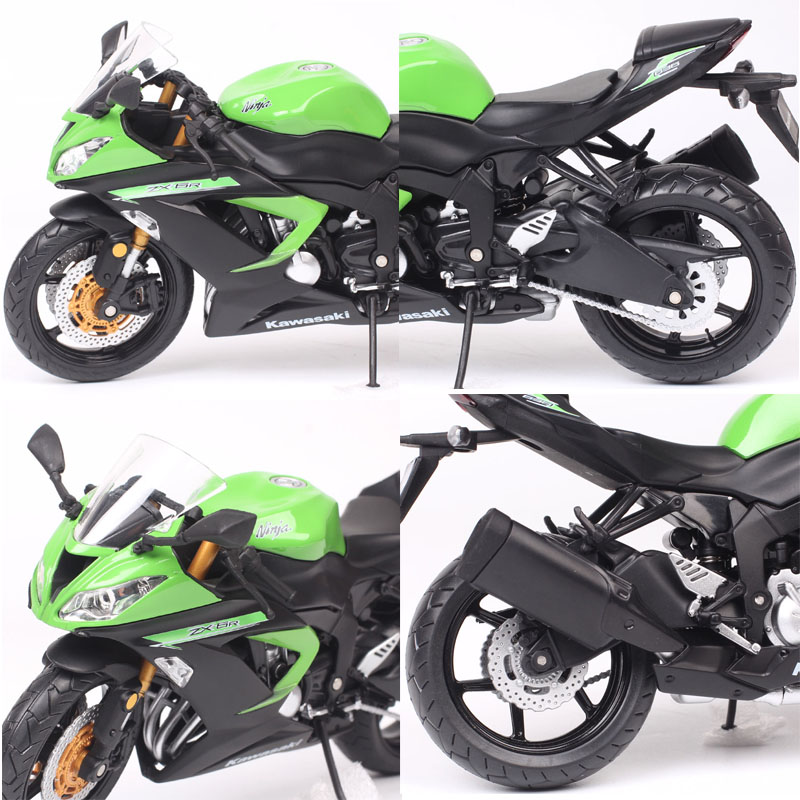 1:12 Scale Kawasaki Ninja 636 ZX 6R Race Bike Motorcycle ZX-6R Diecast Model Vehicles Automaxx Hobby Thumbnails For Collection
