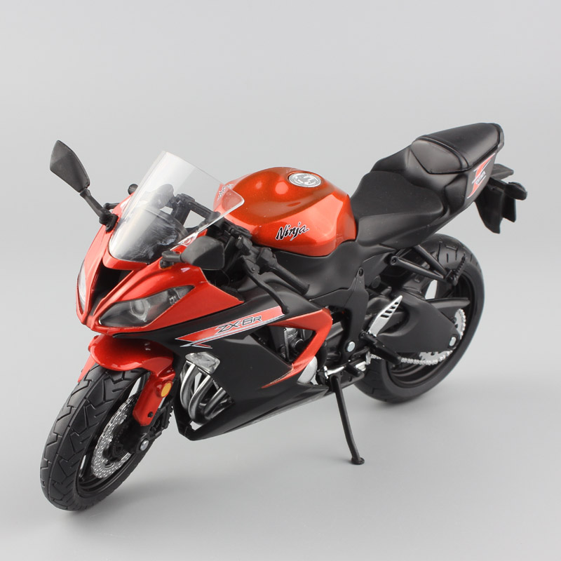 1:12 Scale Kawasaki Ninja 636 ZX 6R Race Bike Motorcycle ZX-6R Diecast Model Vehicles Automaxx Hobby Thumbnails For Collection