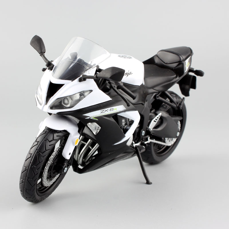 1:12 Scale Kawasaki Ninja 636 ZX 6R Race Bike Motorcycle ZX-6R Diecast Model Vehicles Automaxx Hobby Thumbnails For Collection