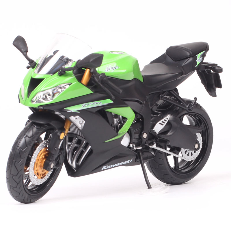 1:12 Scale Kawasaki Ninja 636 ZX 6R Race Bike Motorcycle ZX-6R Diecast Model Vehicles Automaxx Hobby Thumbnails For Collection