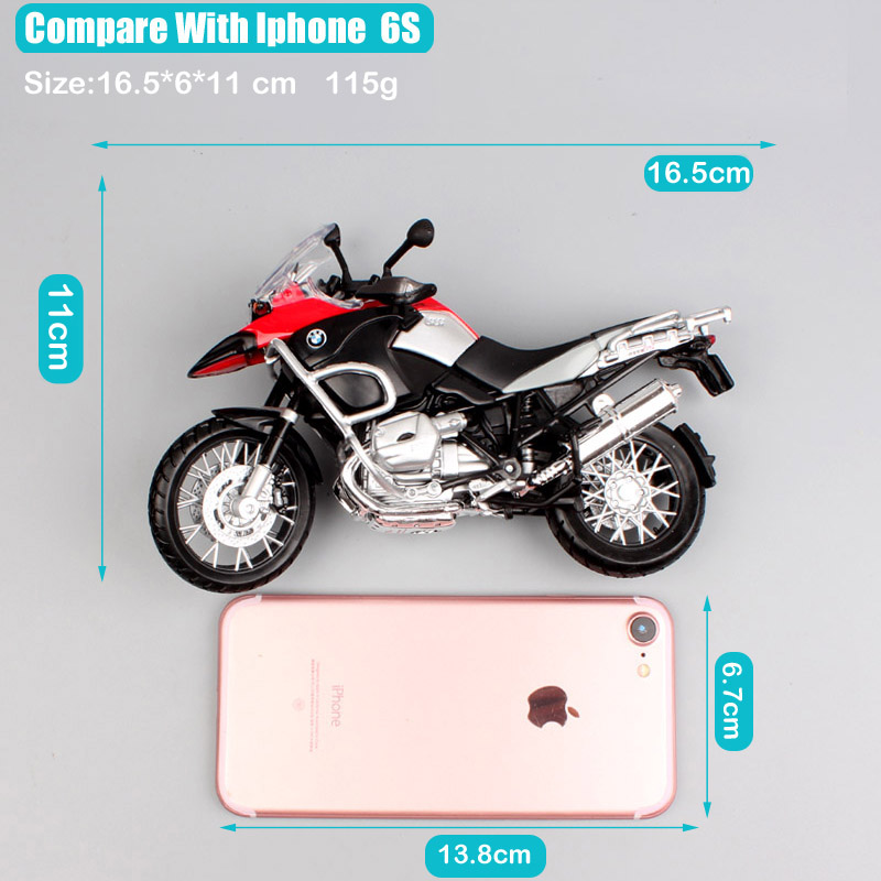 1:12 Scale R1200GS Motorrad Motorcycle Metal Sport Diecasts & Toy Vehicles R 1200 GS Motorbike Miniatures Maisto of kids boys