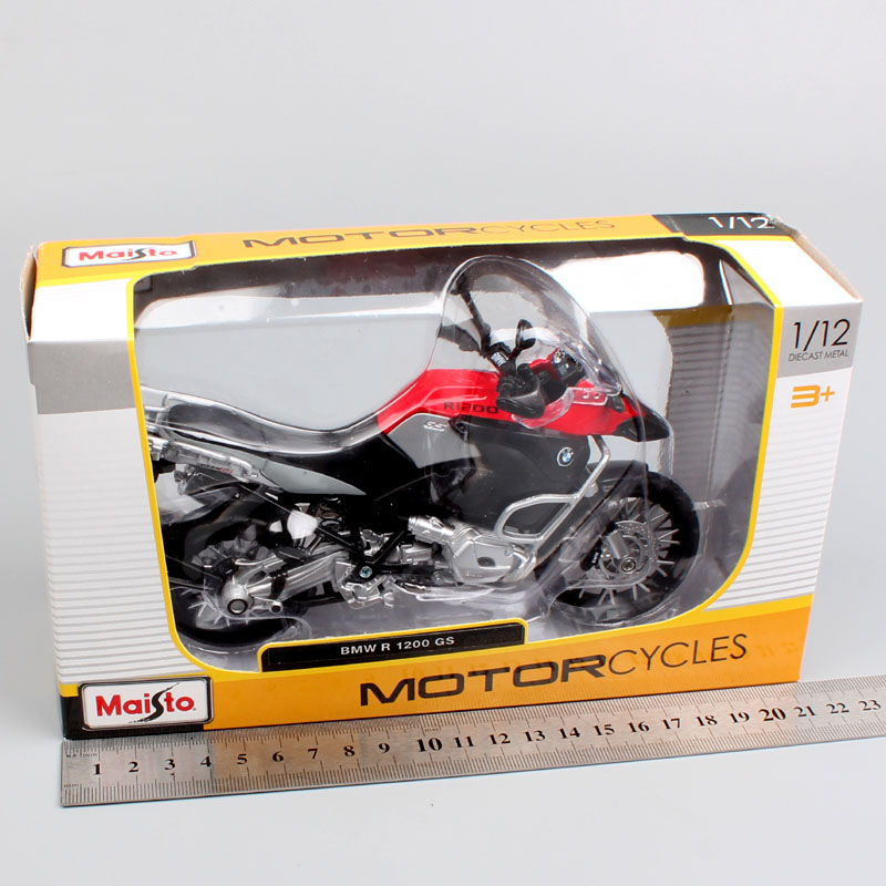 1:12 Scale R1200GS Motorrad Motorcycle Metal Sport Diecasts & Toy Vehicles R 1200 GS Motorbike Miniatures Maisto of kids boys
