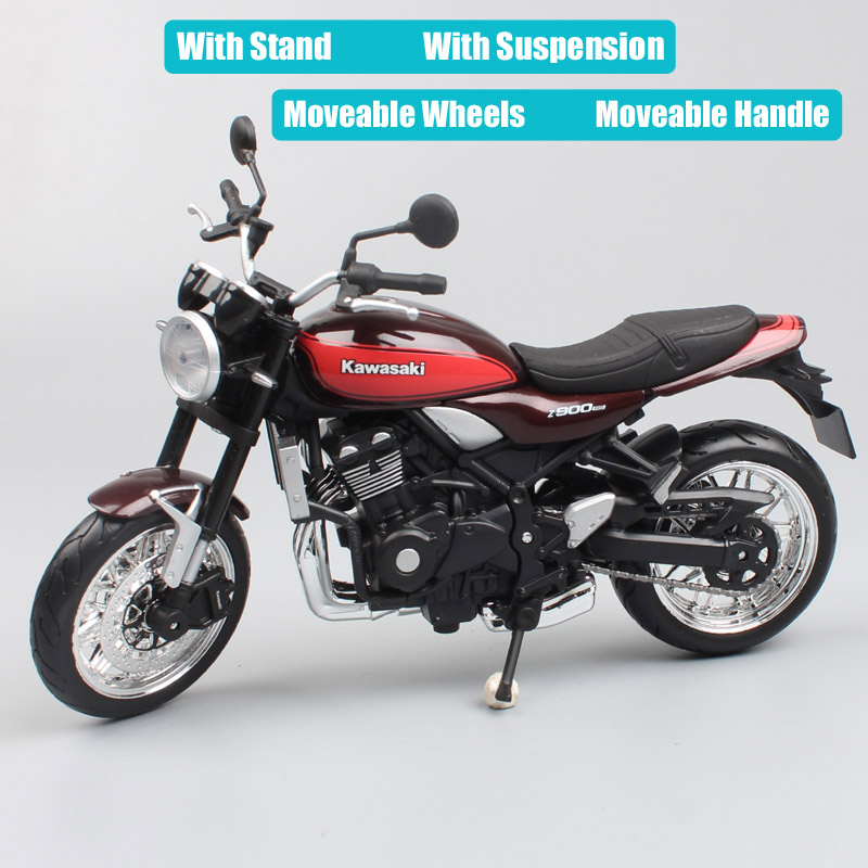 1/12 Scale Brand 2018 Maisto Retro Styling Kawasaki Z900RS Bike Moto Vehicles touring sport Diecast motorcycle toy for children