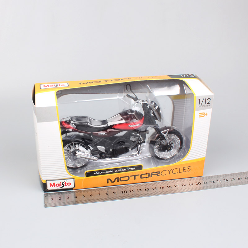 1/12 Scale Brand 2018 Maisto Retro Styling Kawasaki Z900RS Bike Moto Vehicles touring sport Diecast motorcycle toy for children