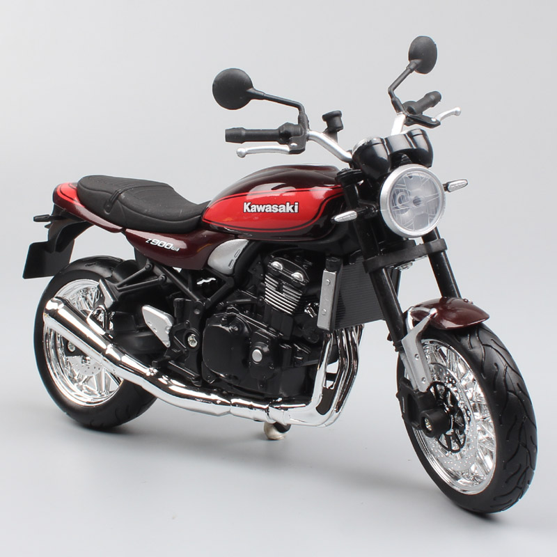 1/12 Scale Brand 2018 Maisto Retro Styling Kawasaki Z900RS Bike Moto Vehicles touring sport Diecast motorcycle toy for children