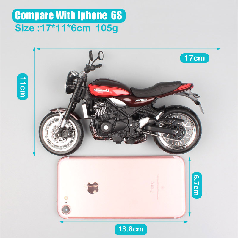 1/12 Scale Brand 2018 Maisto Retro Styling Kawasaki Z900RS Bike Moto Vehicles touring sport Diecast motorcycle toy for children