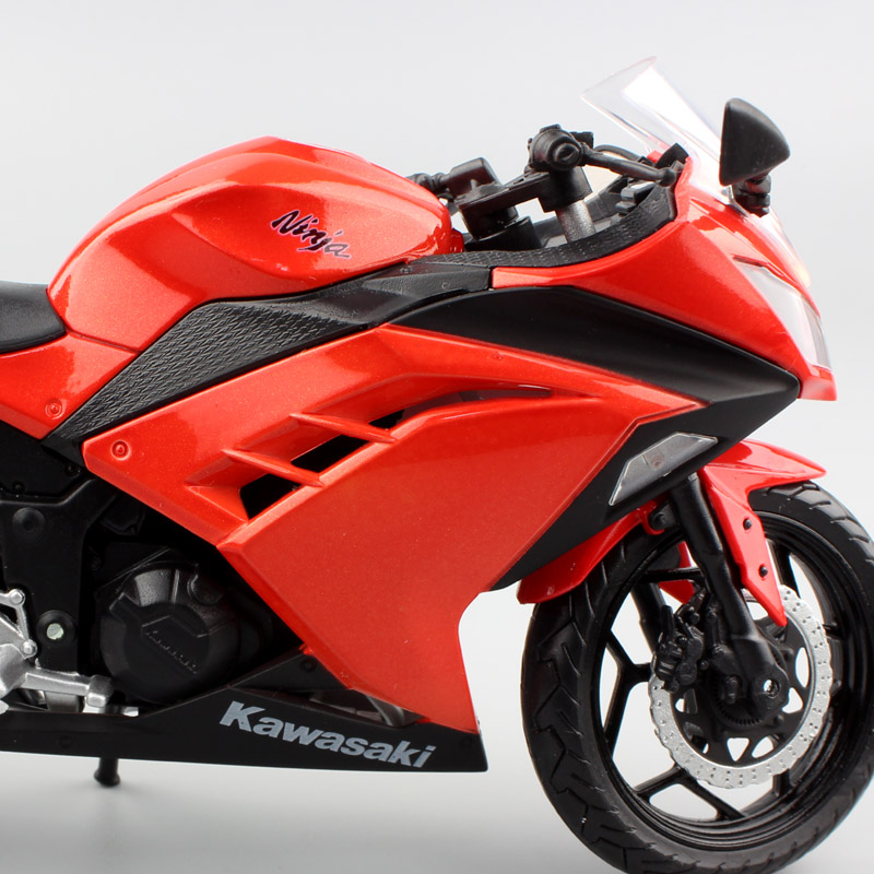 1:12 automaxx small Kawasaki Ninja 300 EX300 ZX3R race Motorcycle scale toy bike Diecasts & Toy Vehicles model toy miniature kid