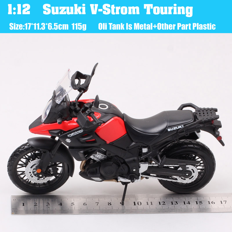 1:12 scale maisto Suzuki V-Storm Adventure Touring model DL1000 bike Diecast Toy Vehicles sports motorcycle toy collection hobby