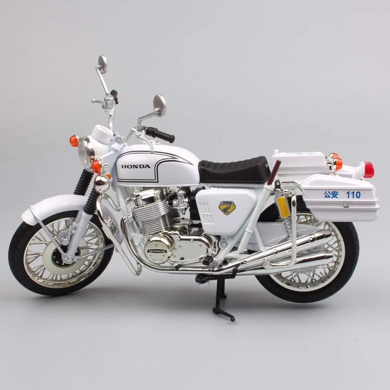 1:12 scale Automaxx classics vintage HONDA CB750 FOUR DREAM Motorcycle Diecast Model chinese police bike Replica for collection