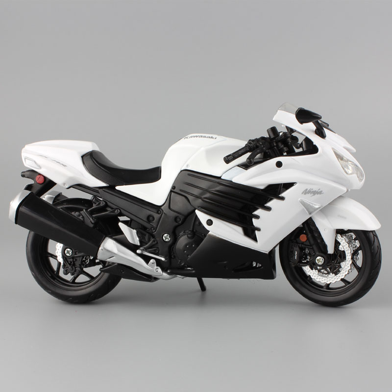 1:12 scale maisto miniatures Kawasaki Ninja ZX-14 14R ZZR1400 metal diecast models sport motorbike bike motorcycle toys for kids