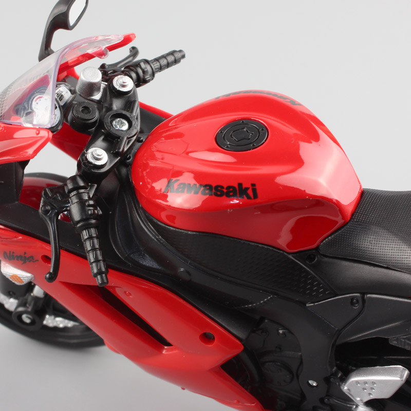 Masito 1/12 scales classics Kawasaki Ninja ZX-6R Diecasts & Toy Vehicles sports race model motorcycle moto bikes toy kids gifts