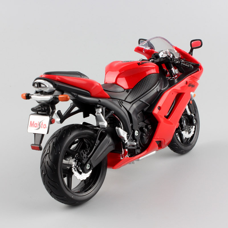 Masito 1/12 scales classics Kawasaki Ninja ZX-6R Diecasts & Toy Vehicles sports race model motorcycle moto bikes toy kids gifts