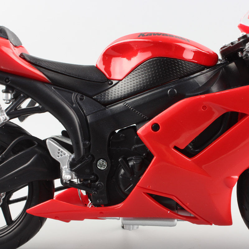 Masito 1/12 scales classics Kawasaki Ninja ZX-6R Diecasts & Toy Vehicles sports race model motorcycle moto bikes toy kids gifts