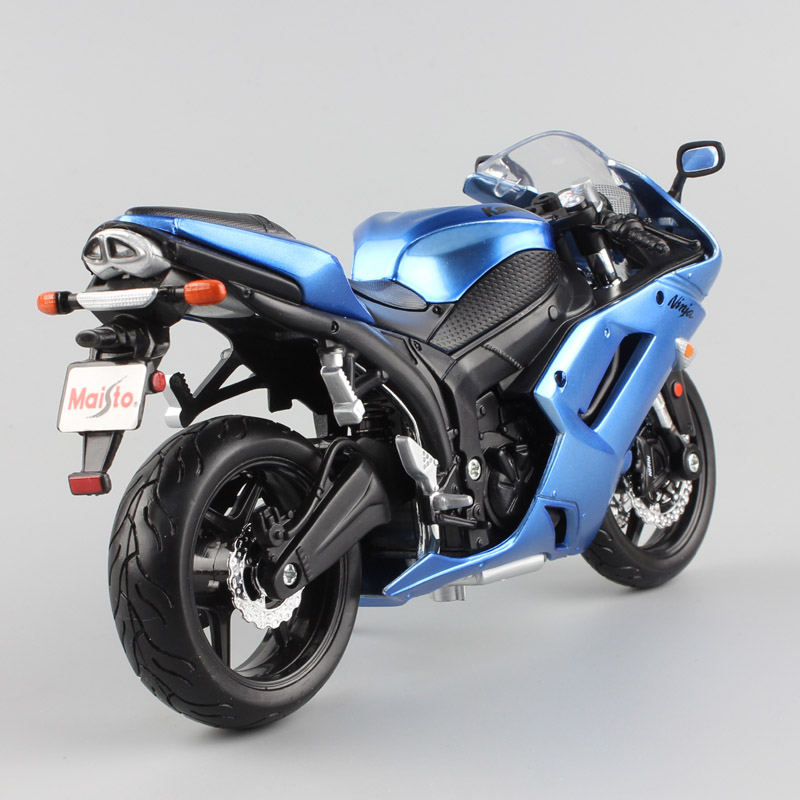 Masito 1/12 scales classics Kawasaki Ninja ZX-6R Diecasts & Toy Vehicles sports race model motorcycle moto bikes toy kids gifts