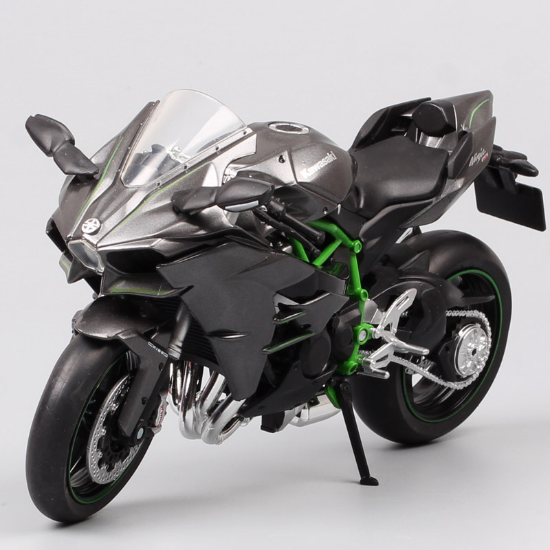 1/12 Automaxx Kawasaki Ninja H2 supersport bike H2R scale motorcycle Diecasts & Toy Vehicles model thumbnails for kid collection 1/12 Automaxx Kawasaki Ninja H2 supersport bike H2R scale motorcycle Diecasts & Toy Vehicles model thumbnails for kid collection