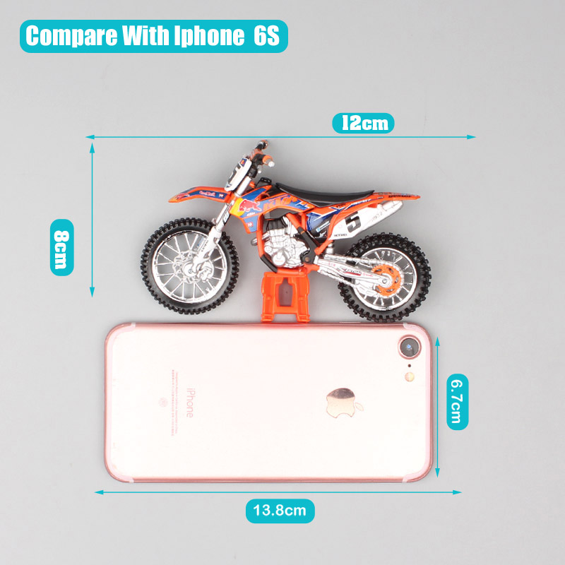 1:18 Scale Bburago 450 SX-F SXF 2014 No.5 Ryan Dungey GP Racing Motocross Enduro Motorcycle Diecast Model Off Road Dirt Bike Toy