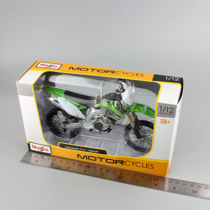 1/12 Maisto KAWASAKI KX450F Dirt Motocross Enduro Bike Scale Motorcycle Toys Diecast Model Racing Miniature AMA Supercross GP 1/12 Maisto KAWASAKI KX450F Dirt Motocross Enduro Bike Scale Motorcycle Toys Diecast Model Racing Miniature AMA Supercross GP