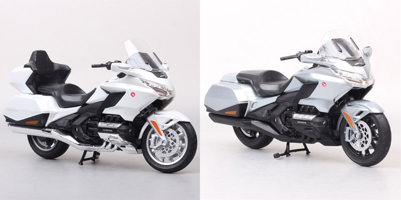 Classic 1/12 Scale Big Welly Honda Gold Wing Touring Motorcycle Toy Vehicles Model Sports Cruiser Bike Souvenir For Collectors
