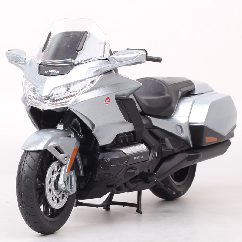 Classic 1/12 Scale Big Welly Honda Gold Wing Touring Motorcycle Toy Vehicles Model Sports Cruiser Bike Souvenir For Collectors