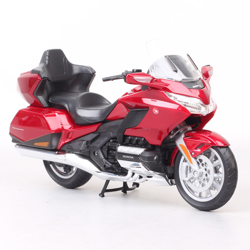 Classic 1/12 Scale Big Welly Honda Gold Wing Touring Motorcycle Toy Vehicles Model Sports Cruiser Bike Souvenir For Collectors