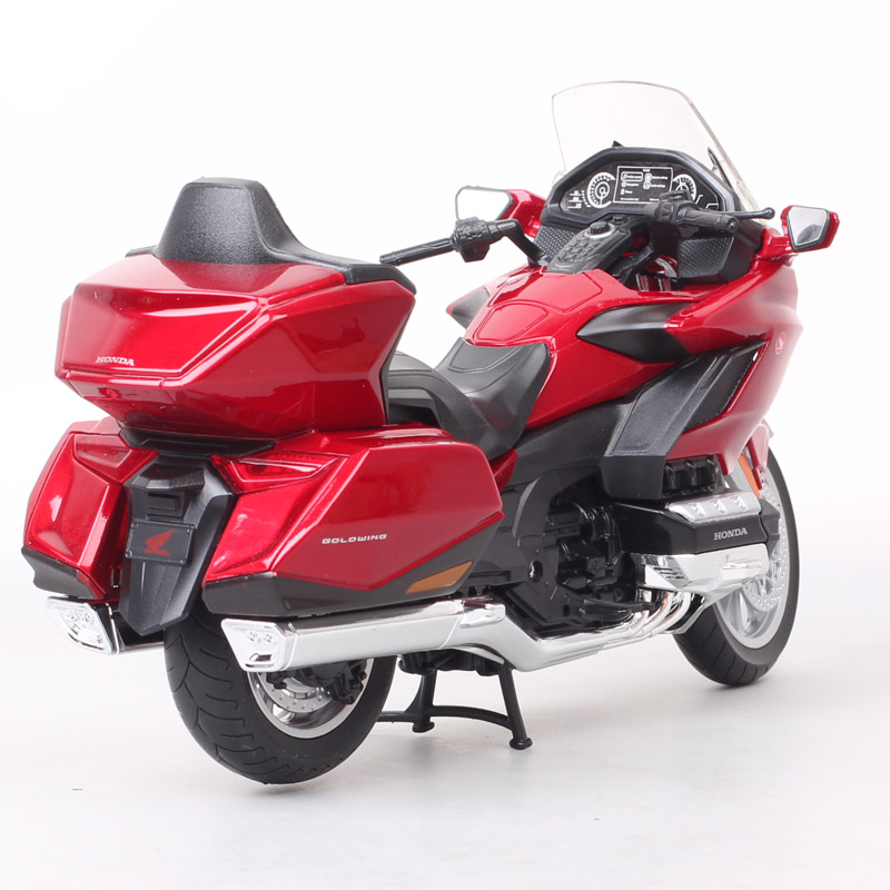Classic 1/12 Scale Big Welly Honda Gold Wing Touring Motorcycle Toy Vehicles Model Sports Cruiser Bike Souvenir For Collectors