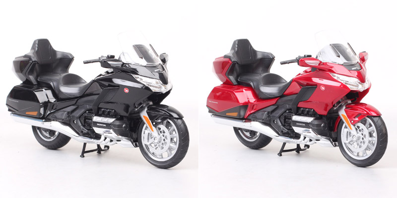 Classic 1/12 Scale Big Welly Honda Gold Wing Touring Motorcycle Toy Vehicles Model Sports Cruiser Bike Souvenir For Collectors