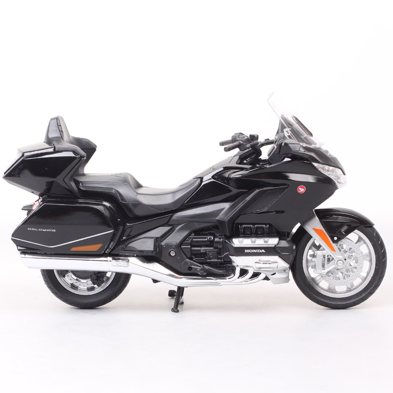 Classic 1/12 Scale Big Welly Honda Gold Wing Touring Motorcycle Toy Vehicles Model Sports Cruiser Bike Souvenir For Collectors