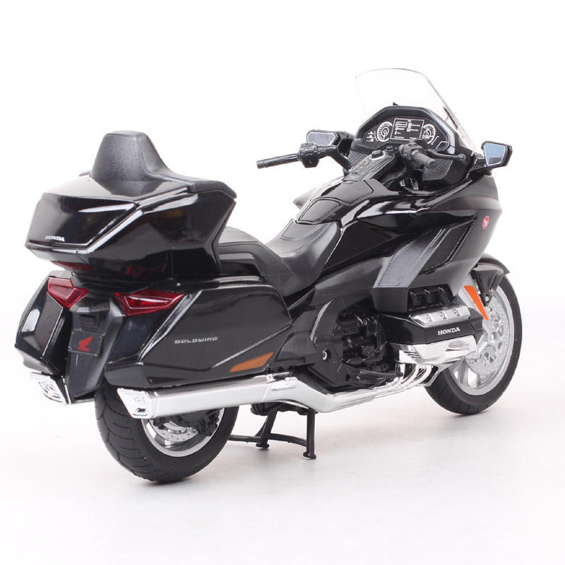 Classic 1/12 Scale Big Welly Honda Gold Wing Touring Motorcycle Toy Vehicles Model Sports Cruiser Bike Souvenir For Collectors