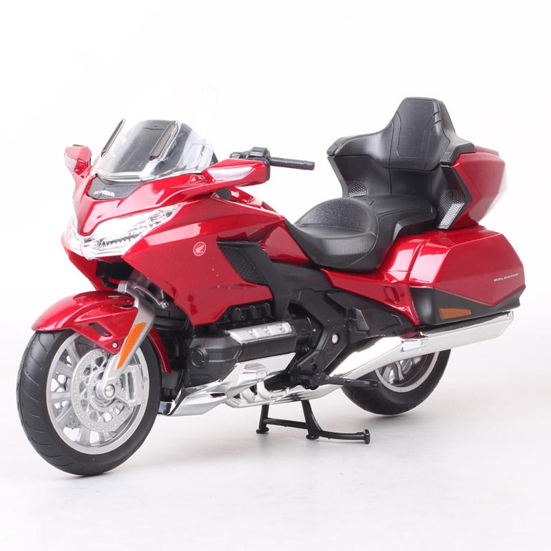 Classic 1/12 Scale Big Welly Honda Gold Wing Touring Motorcycle Toy Vehicles Model Sports Cruiser Bike Souvenir For Collectors