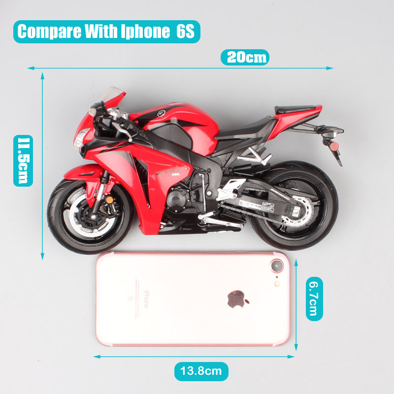 Welly 1/10 large big scales Honda CBR 1000RR Fireblade motorcycle Diecasts & Toy Vehicles sport moto bike models toys miniature