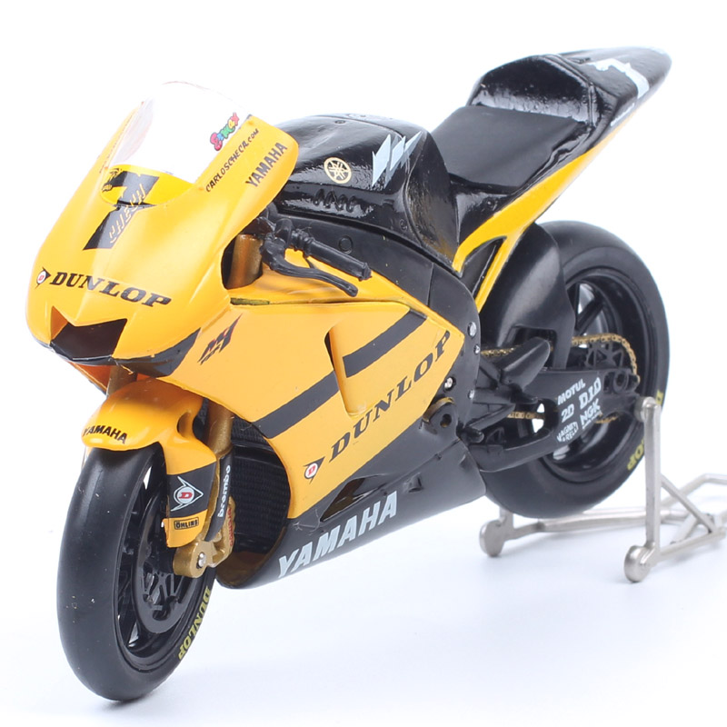1/18 Scale Yamaha YZR M1 2006 Rider #7 Carlos Checa GP Racing Motorcycle Diecast Moto Bike Model Toy Vehicles Guiloy Collectible 1/18 Scale Yamaha YZR M1 2006 Rider #7 Carlos Checa GP Racing Motorcycle Diecast Moto Bike Model Toy Vehicles Guiloy Collectible