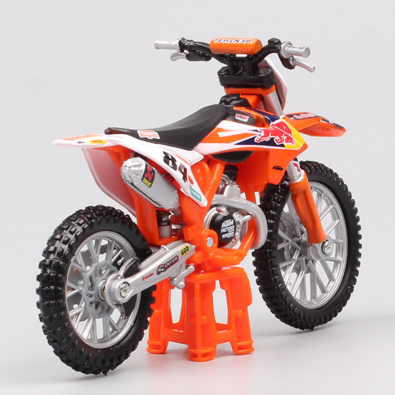 Kids 1/18 Scale 2018 Bburago 450 SX-F SXF Factory Racing No#84 Jeffrey Herlings MXGP Motocross Bike Diecast Motorcycle Toy Model Kids 1/18 Scale 2018 Bburago 450 SX-F SXF Factory Racing No#84 Jeffrey Herlings MXGP Motocross Bike Diecast Motorcycle Toy Model