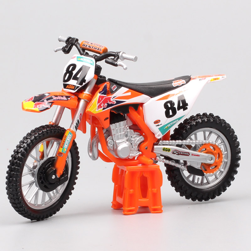 Kids 1/18 Scale 2018 Bburago 450 SX-F SXF Factory Racing No#84 Jeffrey Herlings MXGP Motocross Bike Diecast Motorcycle Toy Model Kids 1/18 Scale 2018 Bburago 450 SX-F SXF Factory Racing No#84 Jeffrey Herlings MXGP Motocross Bike Diecast Motorcycle Toy Model