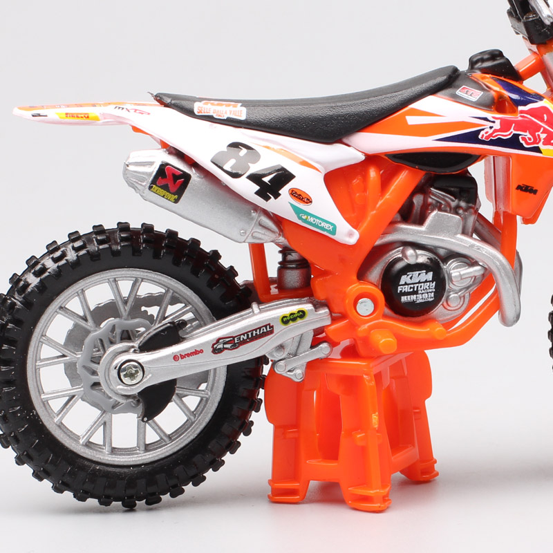 Kids 1/18 Scale 2018 Bburago 450 SX-F SXF Factory Racing No#84 Jeffrey Herlings MXGP Motocross Bike Diecast Motorcycle Toy Model Kids 1/18 Scale 2018 Bburago 450 SX-F SXF Factory Racing No#84 Jeffrey Herlings MXGP Motocross Bike Diecast Motorcycle Toy Model