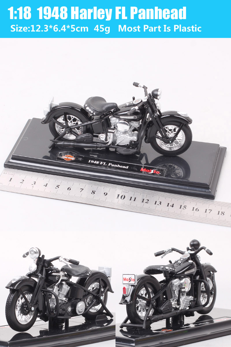 1/18 Scale Maisto FLHR Road King Diecast Model Street Bob Motorcycle Cruiser K Model Touring Night Train Bike Breakout Duo Toys