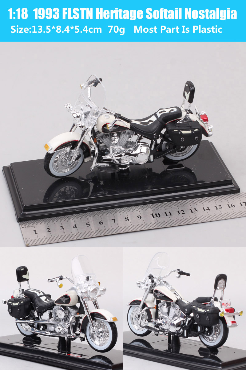 1/18 Scale Maisto FLHR Road King Diecast Model Street Bob Motorcycle Cruiser K Model Touring Night Train Bike Breakout Duo Toys