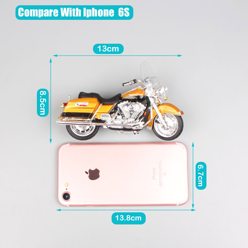 1/18 Scale Maisto FLHR Road King Diecast Model Street Bob Motorcycle Cruiser K Model Touring Night Train Bike Breakout Duo Toys