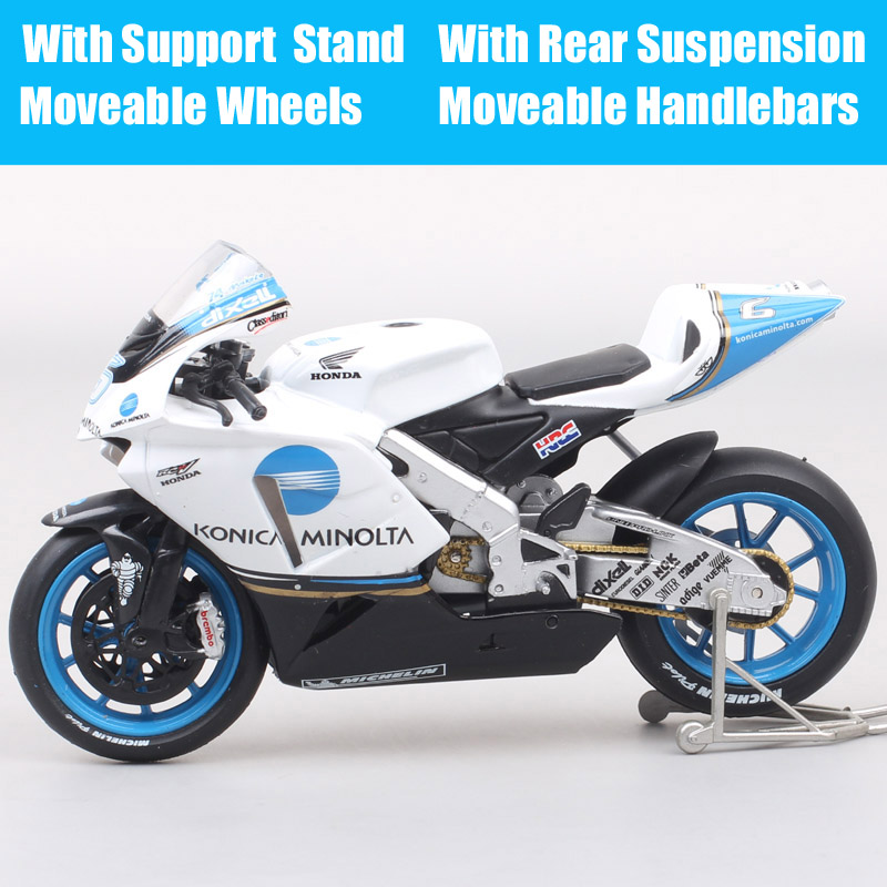 Guiloy 1/18 Scale Mini Honda Repsol RC211V #6 Makota Tamada Rider 2006 GP Racing Motorcycle Diecasts & Toy Vehicles Bike Model Guiloy 1/18 Scale Mini Honda Repsol RC211V #6 Makota Tamada Rider 2006 GP Racing Motorcycle Diecasts & Toy Vehicles Bike Model