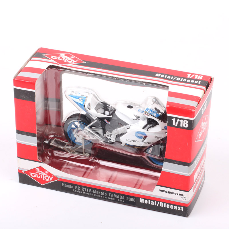 Guiloy 1/18 Scale Mini Honda Repsol RC211V #6 Makota Tamada Rider 2006 GP Racing Motorcycle Diecasts & Toy Vehicles Bike Model Guiloy 1/18 Scale Mini Honda Repsol RC211V #6 Makota Tamada Rider 2006 GP Racing Motorcycle Diecasts & Toy Vehicles Bike Model