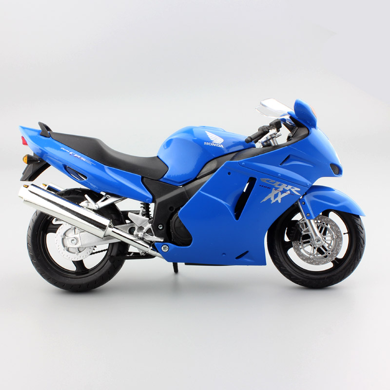 1:12 scale automaxx kids Motorcycle Honda CBR 1100XX CBR1100XX Sport Super Blackbird Diecast motor bike models race toy Vehicles